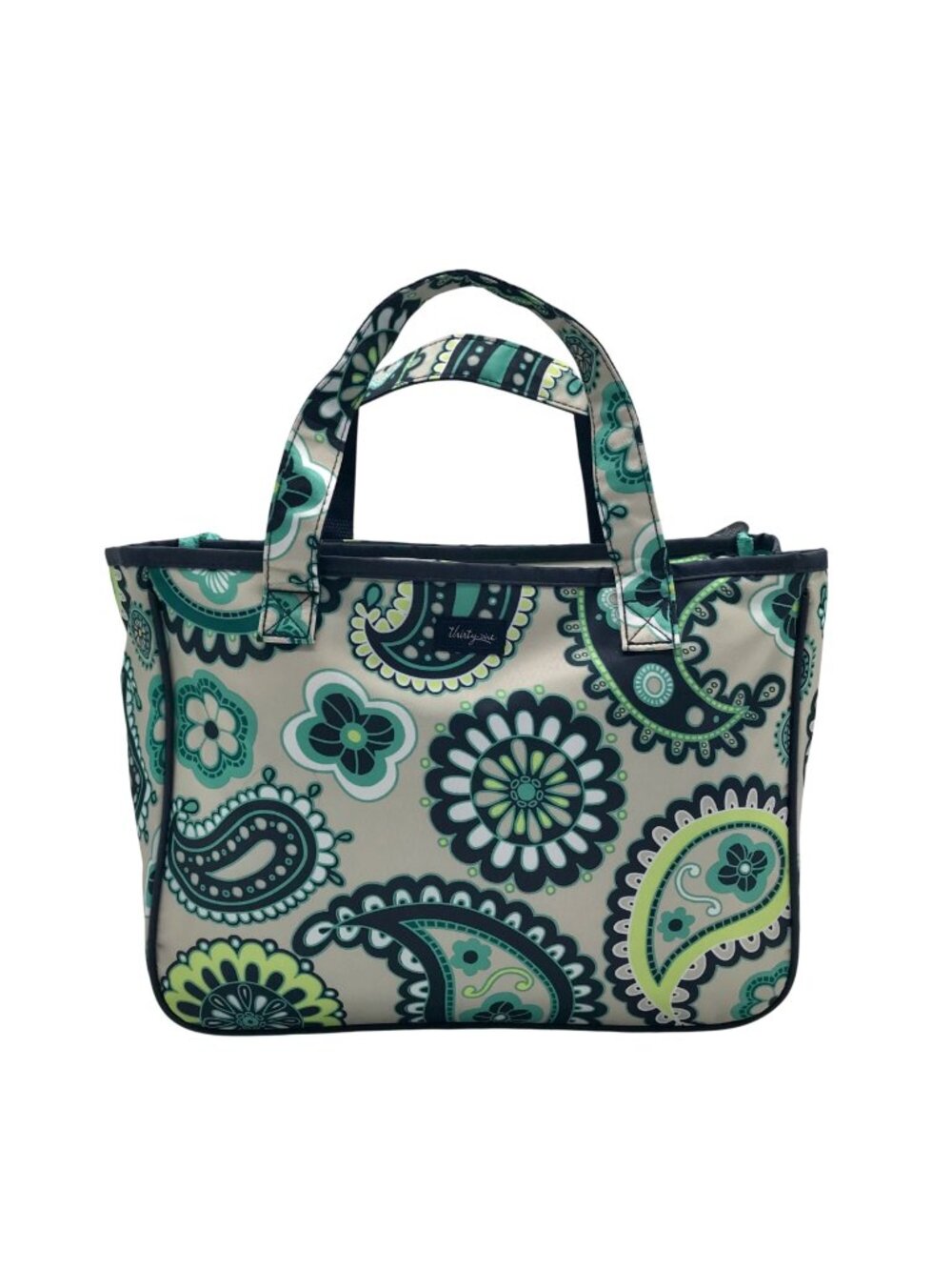 Thirty One Grey True Beauty Paisley Day Print Bag